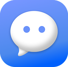 Baatpay logo: a white speech bubble on a blue rounded square